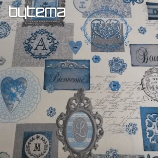 Decorative fabric NOSTALGIA blue