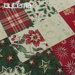 Tapestry fabric Christmas rose HOLLY