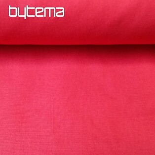 Cotton fabric UNI red