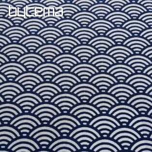 Decorative fabric SUSHIS indigo