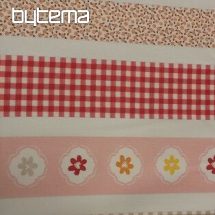 Decorative fabric TVIST PRINCESS B01 orange