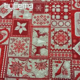 Decorative fabric TIROL rojo