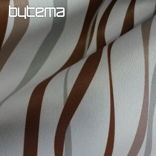 Decorative fabric 10024-01 Stripe brown