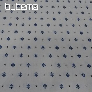 Cotton fabric VOLKS blue