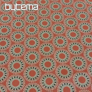 Cotton fabric MALAWA orange