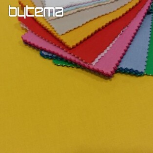 Cotton fabric UNI yellow