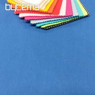 Cotton fabric UNI blue