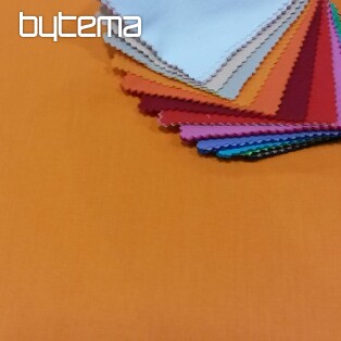 Cotton fabric UNI orange spring