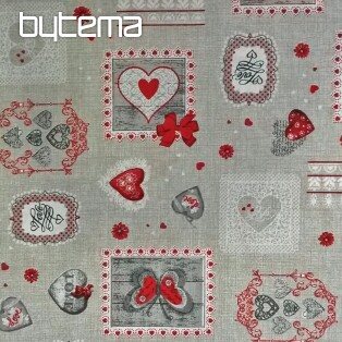 Decorative fabric CARLA red