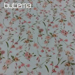 Cotton fabric JARDINS C pink