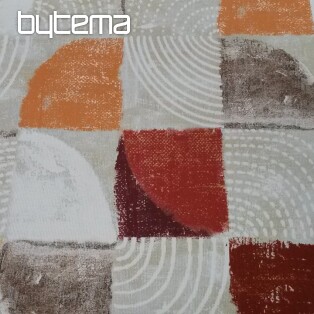 Decorative fabric MOKKA GEO 1 orange