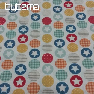 Cotton fabric BABY ZOO C