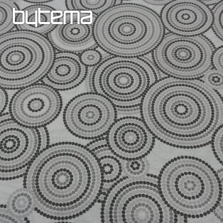 Decorative fabric MANDALA ECO grey