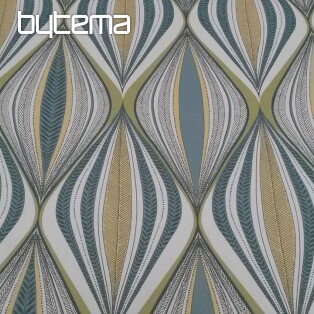 Decorative fabric ROMBOS green