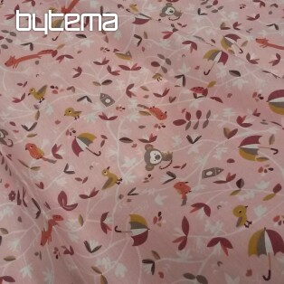 Cotton fabric SAFY pink