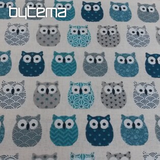 Decorative fabric MINI OWLS 1