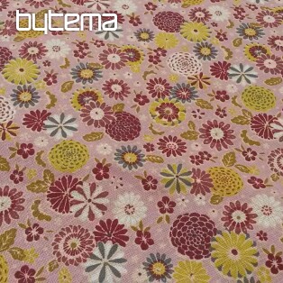 Cotton fabric MISAKI flowers fuchsie