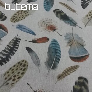 Decorative fabric OTONO FEATHERS 601 digital print