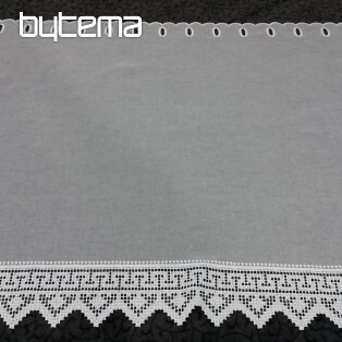 Brise-bise woven curtain 81864 white