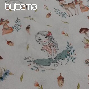 Cotton fabric EMA IN THE FOREST