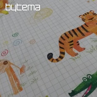 Children decorative fabric ZOO cartoon