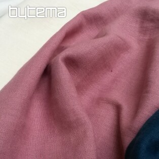 Linen fabric VERONE uni purple