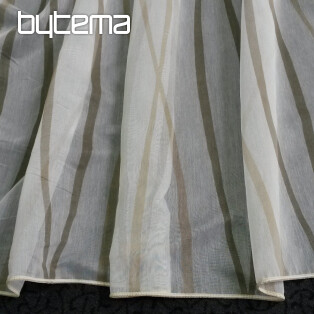 Luxurious curtain  MODENA strip brown