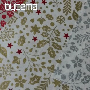 Cotton fabric CESMINA gold