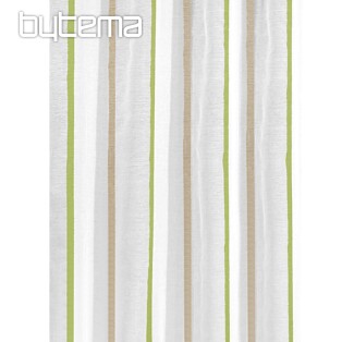 Light decorative curtain MARLON green 135x245