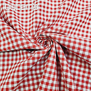 Decorative fabric KANAFAS red 0.5x0.5 cm