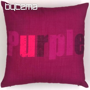 Decorative cushion cover COLORS PURPLE