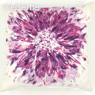 Decorative cushion cover FLOWER purple