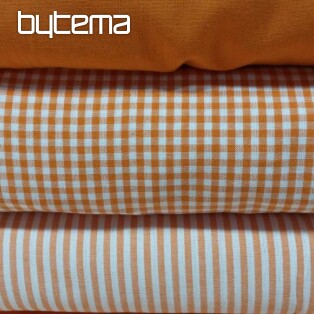 Decorative fabric oragne stripe 5mm