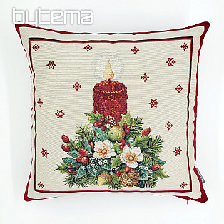 Christmas tapestry cover CHRISTMAS CANDLE
