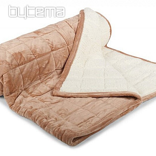 microfiber blanket EXTRA SOFT SHEEP seam beige