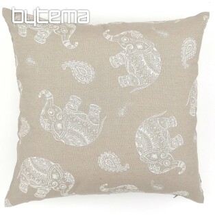 Decorative cushion cover NATUR ELEPHANTS