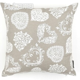 Decorative cushion cover NATUR HEARTS