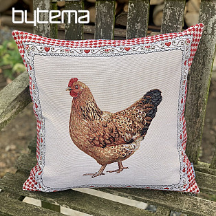 Tapestry pillow-case Hen 1