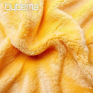 Micro flannel sheet SLEEP WELL yellow