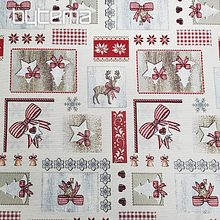 Tapestry fabric COUNTRY CHRISTMAS