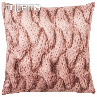 Decorative pillow VELVET TIMO pink