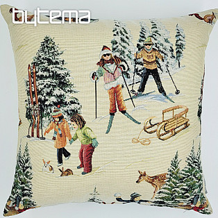 SKIERS cushion cover