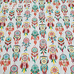 Cotton fabric DREAM CATCHER