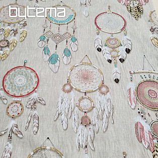 Decorative fabric DREAMCATCHER linen