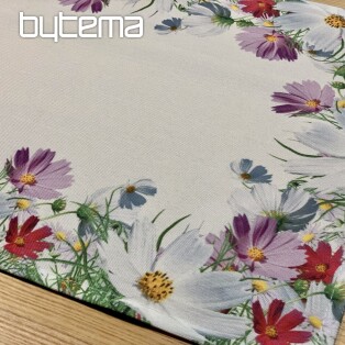 Christmas tablecloth and shawls Spring meadow