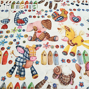 Decorative fabric TOYS