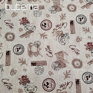 Decorative fabric COFFEE MARON