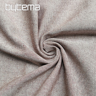 Decorative fabric LINEN PASTEL brown 55