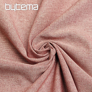 Decorative fabric LINEN PASTEL burgundy 65