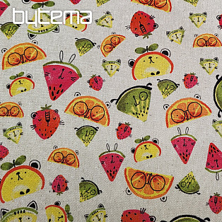 Decorative fabric FRUITS digital print